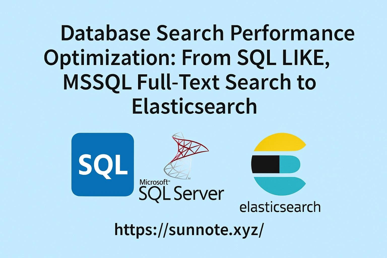 Database Search Performance Optimization: From SQL LIKE, MSSQL Full-Text Search to Elasticsearch