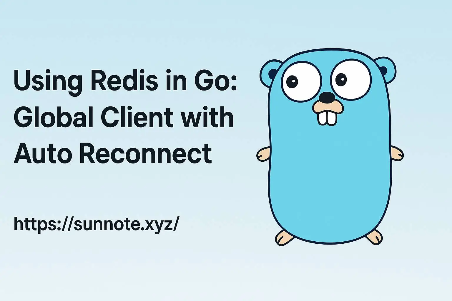 Using Redis in Go: Global Client with Auto Reconnect | Sun Note